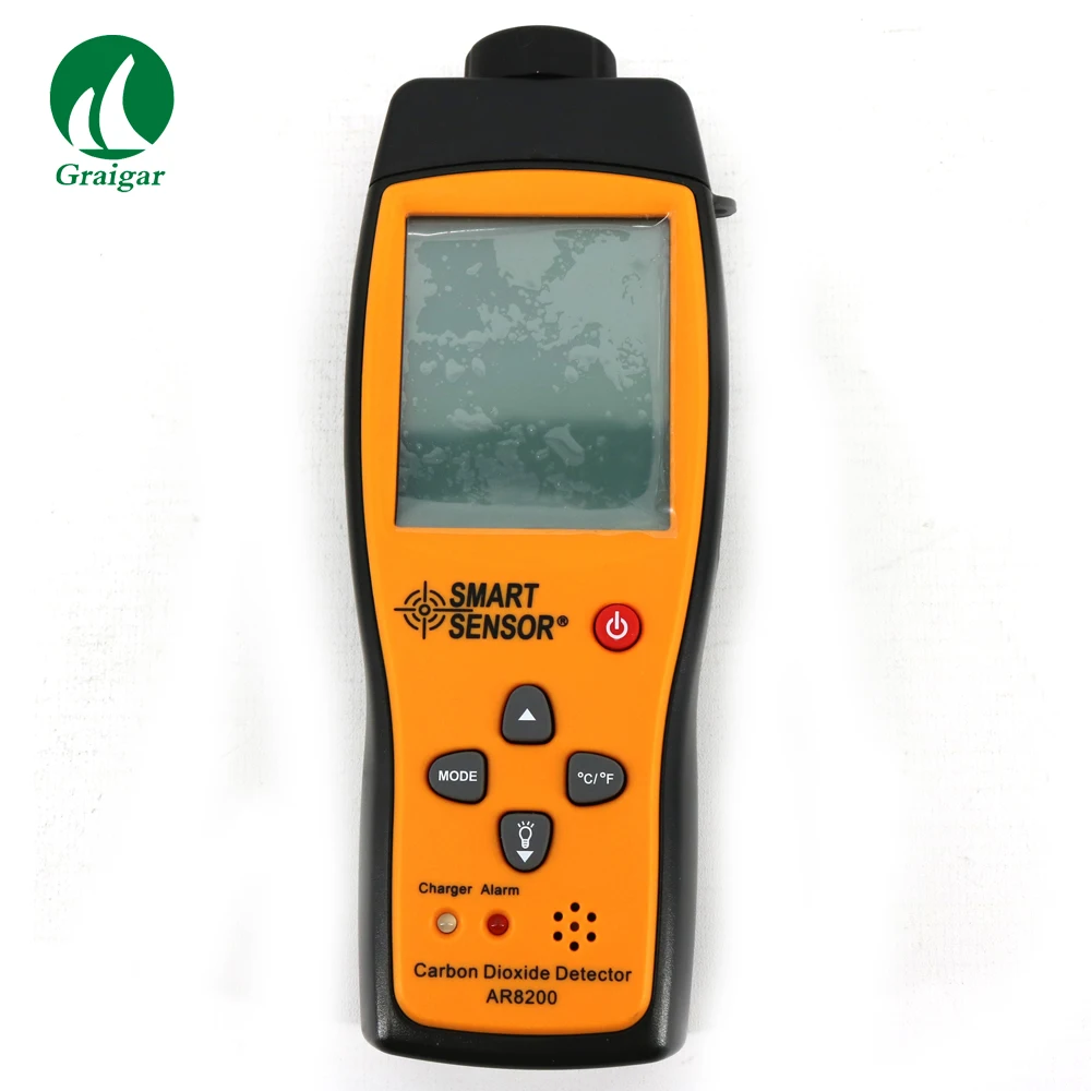 Smart Sensor AR8200 High Accuracy Gas Detector Gas Analyzer CO2 Carbon Dioxide Measuring Range 350~9999PPM