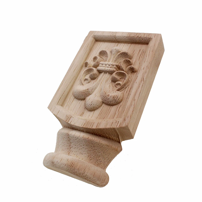 RUNBAZEF Solid Wood Vintage Home Applique Wedding Decoration Maison Accessories Modern Furniture Applique Wooden Figurines