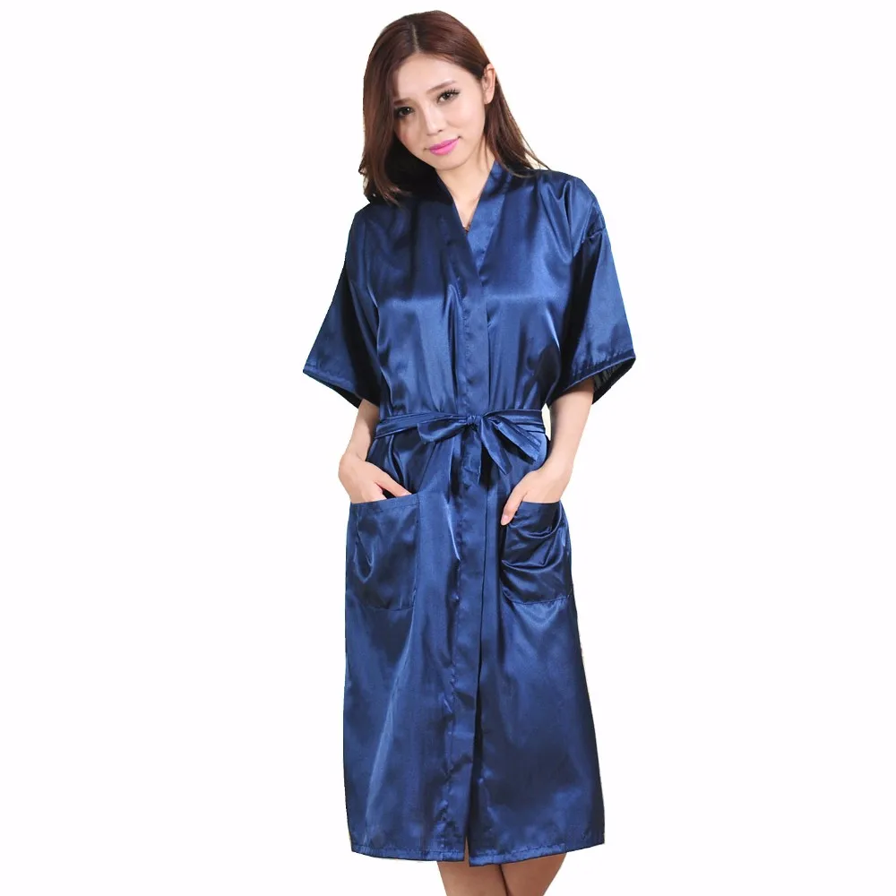 

Large Size Sexy Silk Satin Robe Bathrobe Dressing Gowns For Women Perfect Bridesmaid Robes Nightgown for Bride and Lovers