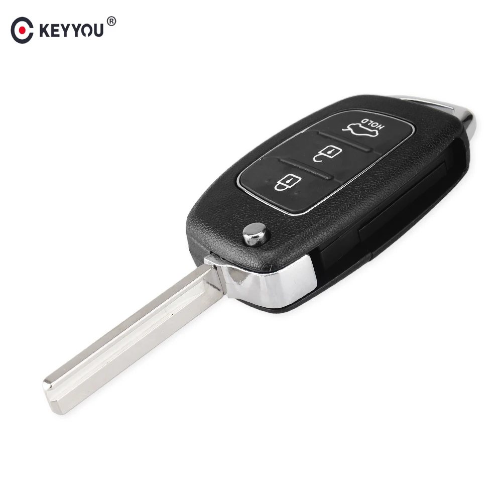 Replacement 3-Button Key Enclosure For Kia & Hyundai – Rubber #53 Panel (i10, I20, Ix35)