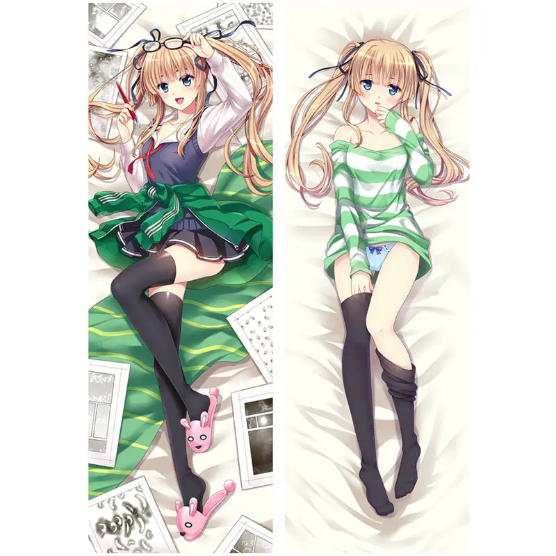 Anime Saenai Heroine No Sodate-kata Pillow Cover Dakimakura Case 50c150cm 3D Double-sided Bedding Hugging Body Pillowcase 2way