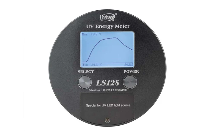 DHL or EMS Free Shipping  LS128 LED UV Energy Meter With A High Precision Fast Response Temperature Sensor