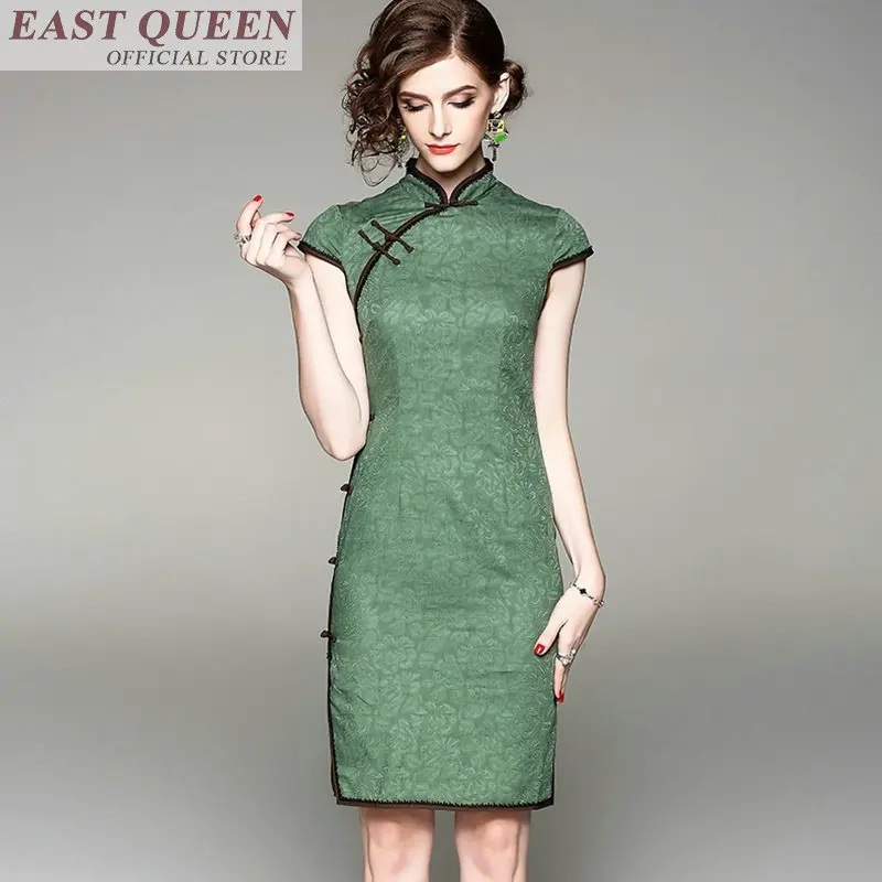 Chinese traditional women's cheongsams knitted Chinese dress 2018 oriental dresses qipao bodycon slim qipao dress DD861 L