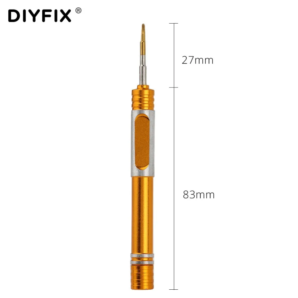 1PC Precision Screwdriver 0.8 Pentalobe 0.6 Y-Type 1.3 Cross 2.5 Phillips 2.5 Hex for iPhone Disassemble Opening Repair Tool Set