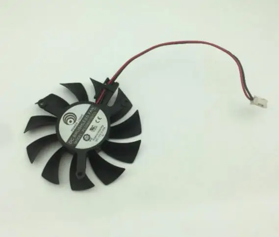 

Power PLD06010S12L 12V 0.2A Hydraulic Bearing 2-wire Fan 6010 Cooling and Silence Display Card Fan Hole 39MM