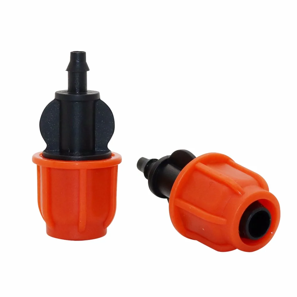 

50 pcs Thumb Barbed 4/7mm to 8/11mm Hose Straight Connector Garden Water Irrigation Greenhouse System Fittings