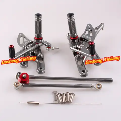 CNC 조정 가능한 후방 세트 풋페그, 혼다 CBR 1000 RR 2004 2005 2006 2007 및 CBR600RR 2003-2006