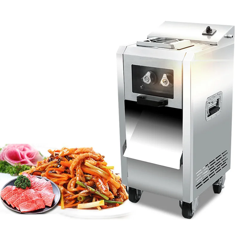 

Automatic Meat Slicer Multi-function Single Cutting Machine Household Sliced Shredded