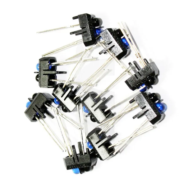 10Pcs Sensor IR Sensors Switch DE Corrente TCRT5000 Transducer Infrared IR Motion 4 Pins Reflective Optical Photoelectric Module