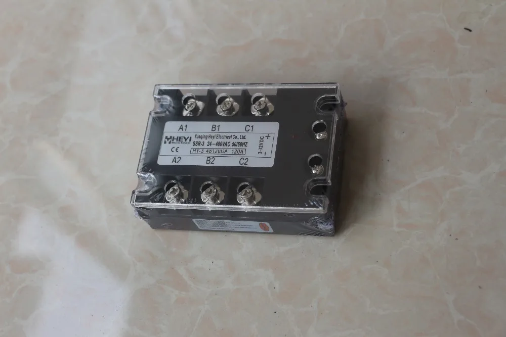 Factory Supply da SSR-120A  three phase Solid State Relay ssr 120a