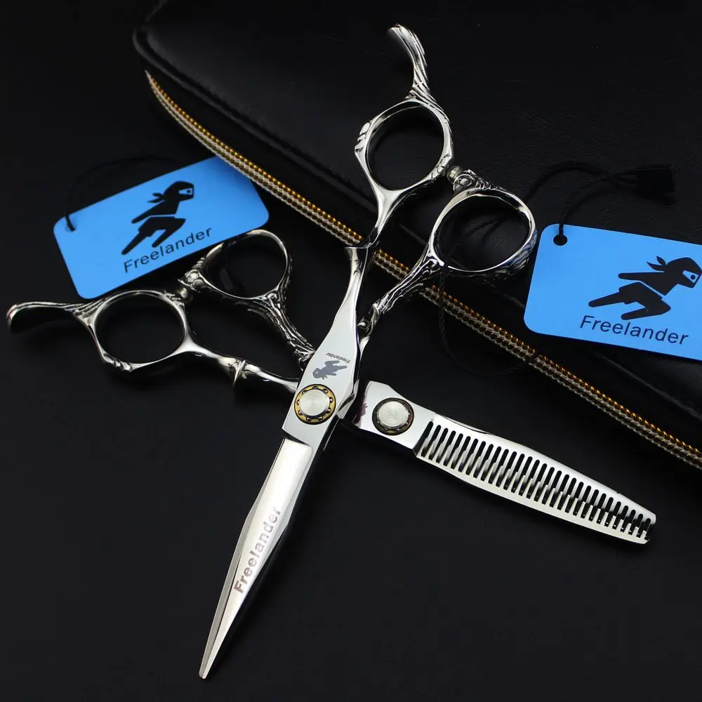 

Freelander Professional 6 Inch Hair Scissors Hairdressing Tool Barber Scissors Hair Cutting Shears Thinning Scissors