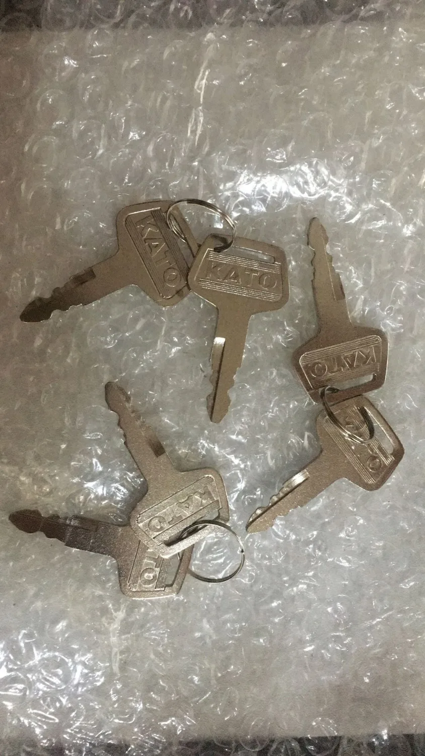 

6pcs for Kato Key, Heavy Construction Equipment Ignition Start Key