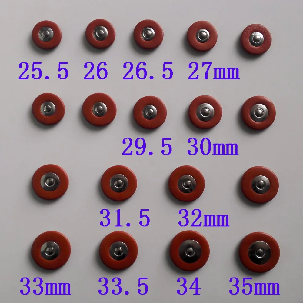 (15 Pieces/Lot) 25.5mm 26mm To 35.0mm Individual Saxophone Metal Pads In Saxophone Repair Accessories