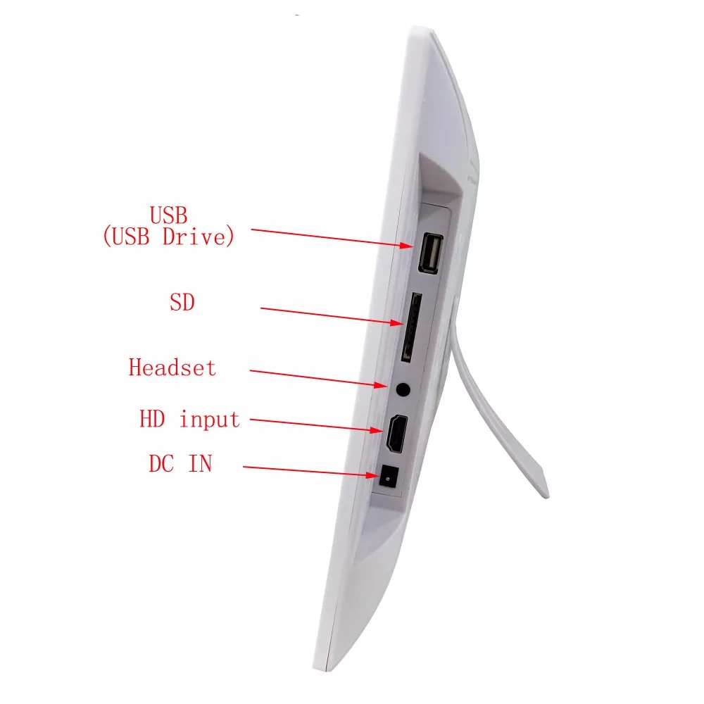 إطار الصورة الإلكترونية آلة الدعاية الحائط الرقمية الصورة الرقمية الفيديو الصورة لاعب IPS HD 1920*1080 15.6 بوصة