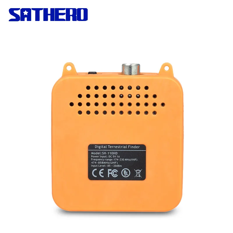 Sathero SH-110HD DVB-T DVB T2 High Definition Finder Portable TV Signal Meter  digital  finder meter