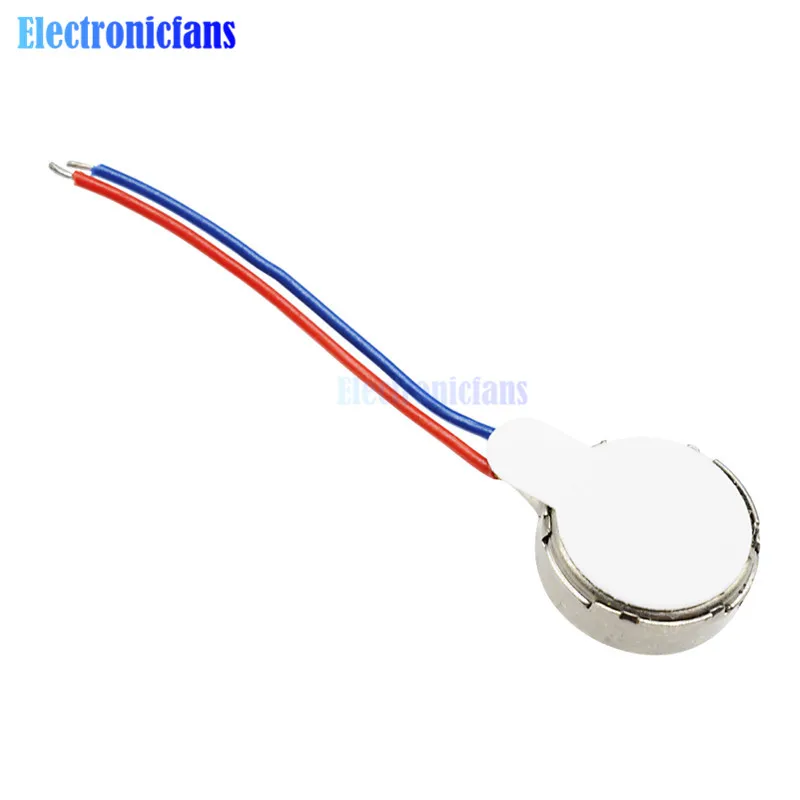 1PCS Coin Flat Vibrating Micro Motor DC 3V 8mm For Pager and Cell Phone Mobile Wholesale