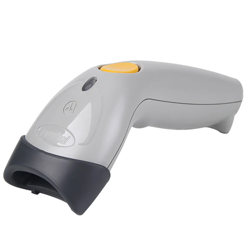 

Oringinal Zebra/SYMBOL LS1203 General Purpose Barcode Scanner, USB(PC) Kit, 7' Straight Cable, with Stand, White