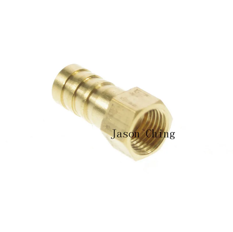 5 stücke 1/4 "BSPP Verbindung Female-12mm stacheldraht Schlauch Messing Rohr Stecker Adapter