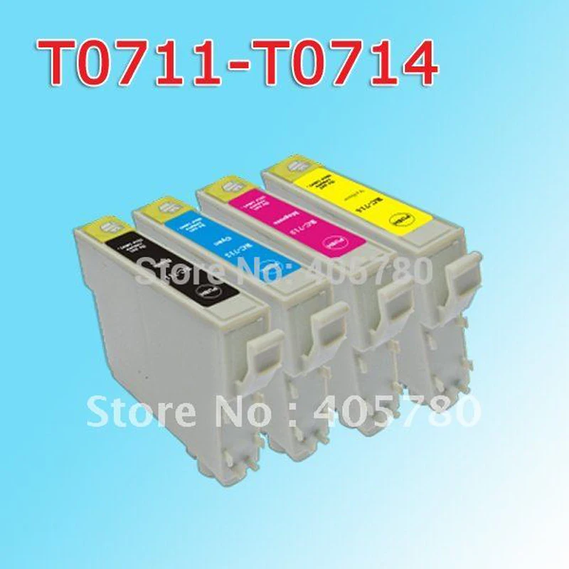 12pcs T0711/T0712/T0713/T0714 INK cartridges compatible for SX100/SX110/SX105/SX115/SX200/SX205/SX209/SX210