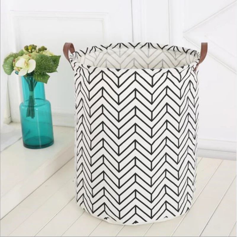 CFen A\'s Children Storage Basket Waterproof Dirty Laundry Baskets For Toys Organizer Folding Large Storage Box 40*50cm 1pc