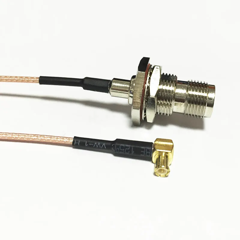 Wireless modem cable TNC Female Jack nut Switch MCX  Male Plug Right Angle pigtail RG178  Wholesale 15CM 6