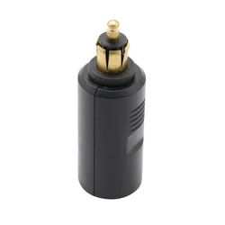 1 Pcs 12V 24V EU Plug For BMW Motorcycle Cigarette Lighter Short Socket Adaptor Converter For Mobile Phone GPS Etc 120W 20A