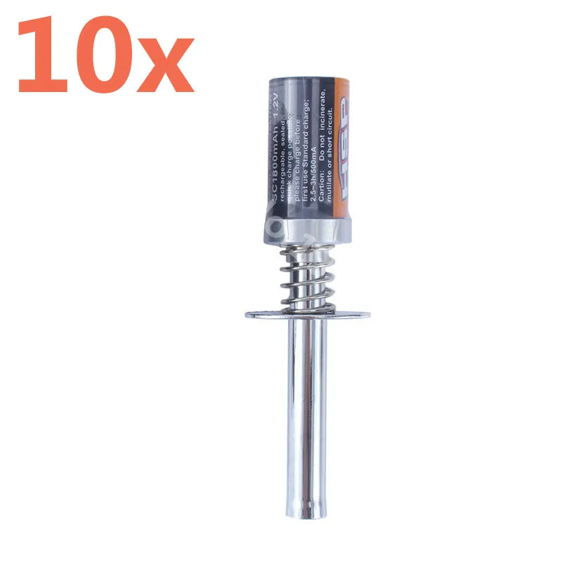 

Wholesale 10pcs/lot HSP 80101 1800mAh EU Rechargeable Glow Plug Igniter Ignition RC 1/10 1/8 Nitro Buggy Tools Engine Parts