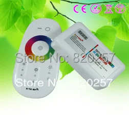 

DHL EMS Free Shipping 8pcs Lot Smartphone or Tablet WiFi Compatible RF Touch RGB Controller With Remote 12V/24V