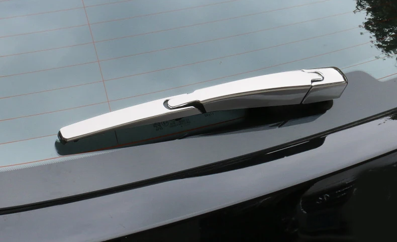 

3 шт., автомобильный Стайлинг, подходит для 2017 Peugeot 3008, аксессуары, задний дворник, хромированная накладка, серебряное зеркало, наружные декоративные наклейки