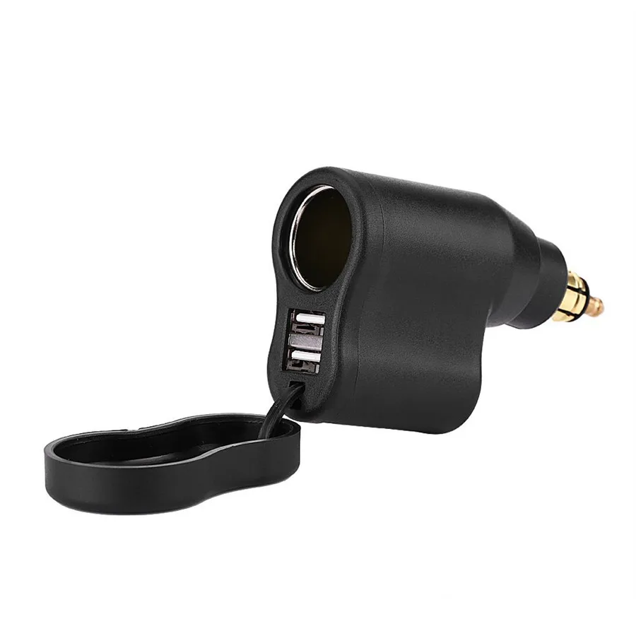 Allume-cigare étanche double USB pour moto 12V, adaptateur de chargeur 3,3 a pour BMW Din Hella Plug