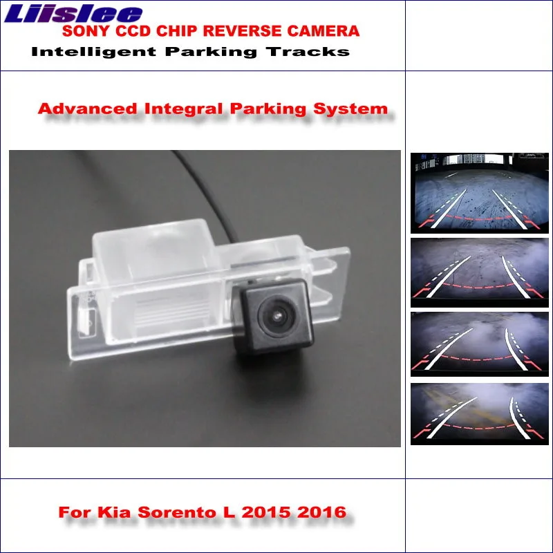 

Auto Backup Reverse For Kia Sorento L 2015 2016 Intelligent Parking Tracks Rear Camera NTSC RCA AUX HD SONY CCD Night Vision CAM