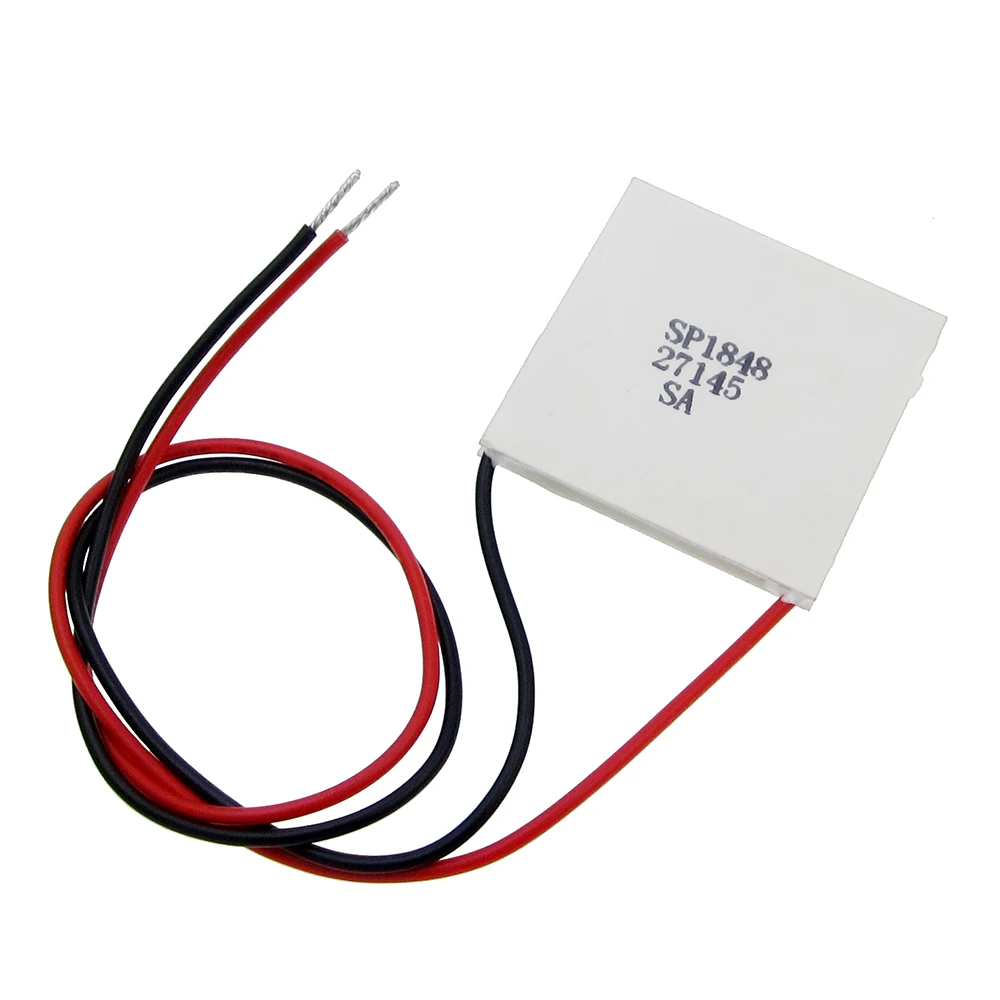 new SP1848-27145 TEC 40x40mm Semiconductor Thermoelectric Heatsink Cooler Peltier Plate Module For Power Generation