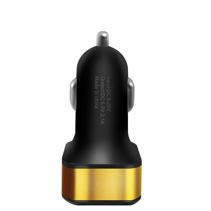 الذكاء cyshداي المزدوج USB شاحن سيارة شاشة LED رقمية تيار مستمر 5 فولت 2.1A العالمي سيارة شاحن الهاتف لباد شاومي mipad