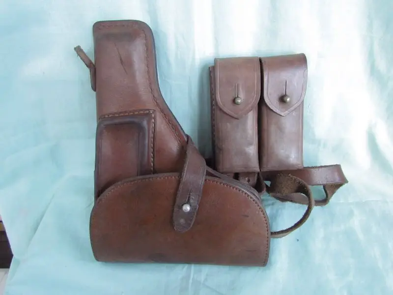 Surplus Vietnam War Chinese Type 54 TT Tokarev Pistol Leather Holster - CN014