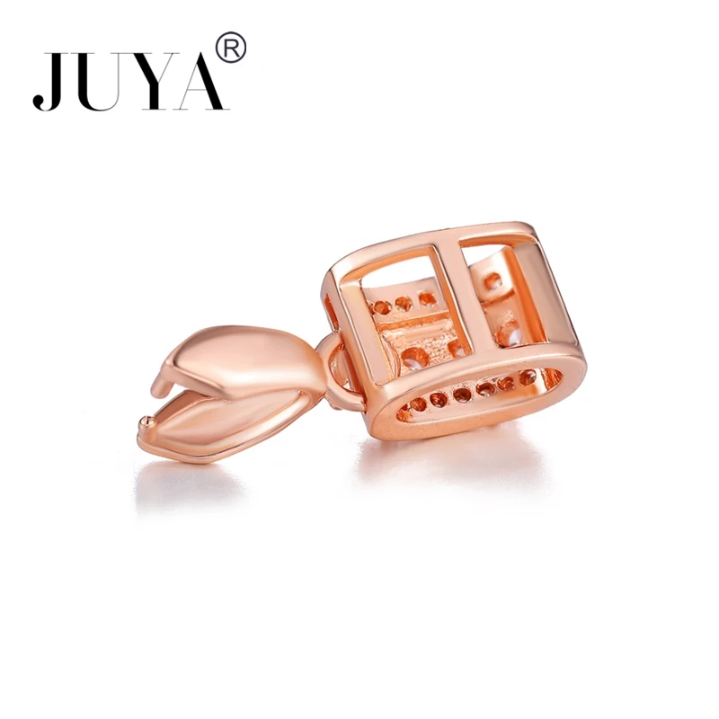 New Fashion Jewelry Shining Zircon Insert Dangle Charms For Jewelry Making Handicraft Copper Micro Pave Clasps Vintage Berloques