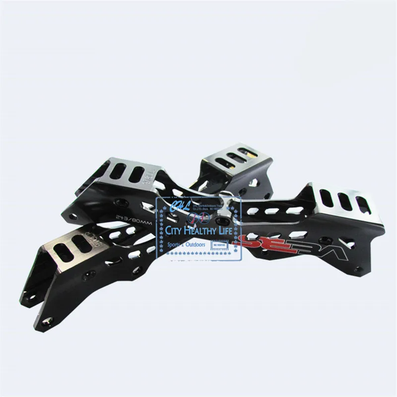 SEBA Plane Inline Skate Frame, 231mm 243mm, For FSK Slalom Braking Slide Skating Base, for SEBA HV IGOR KSJ PowerSlide RB Boot
