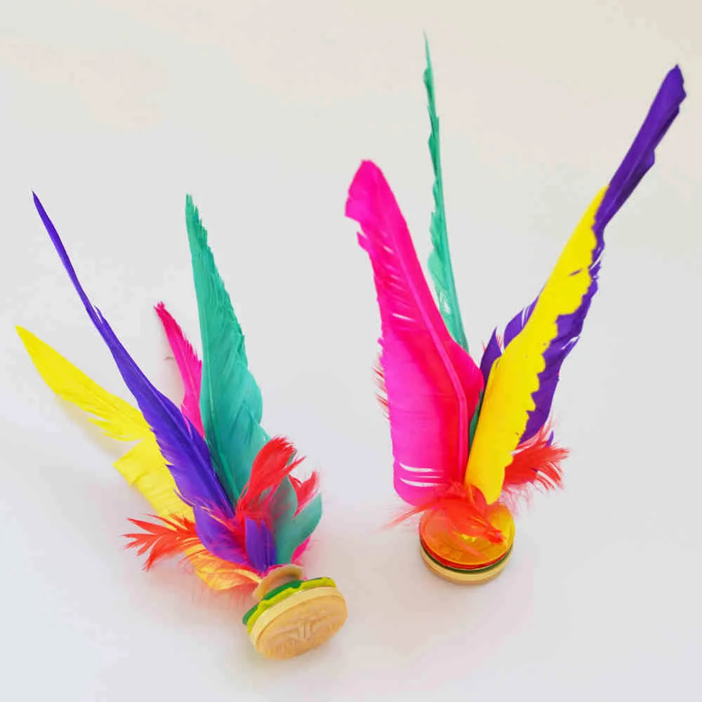 1PCS 큰 꽃 셔틀콕 훈련 게임 Huajian 셔틀콕 공을 펀치하는 저항 2021