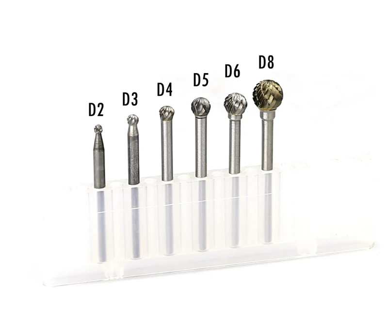 1 stück Hartmetall Rotary Grate 3mm schaft Dremel Dateien Mini Dill Schleifen Kopf – Detail 3