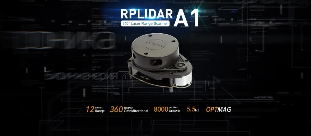Slamtec RPLIDAR A1M8 360-Grad-2D-Scanner 12 Meter Radius Lidar-Sensor-Scanner für Roboternavigation und Lokalisierung – Detail 8