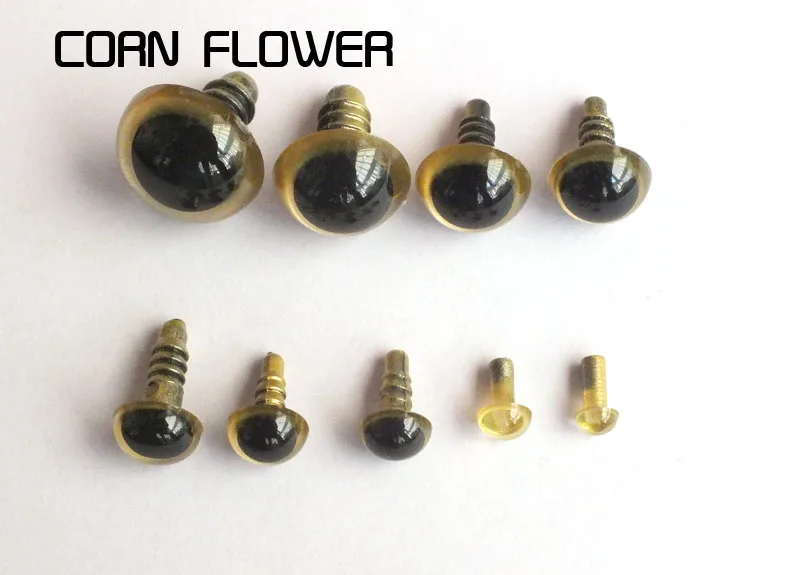プラスチック製の安全アイアイアイワッシャー,9サイズ,マルチカラー,-- 5〜18mm,トウモロコシの花から選択可能