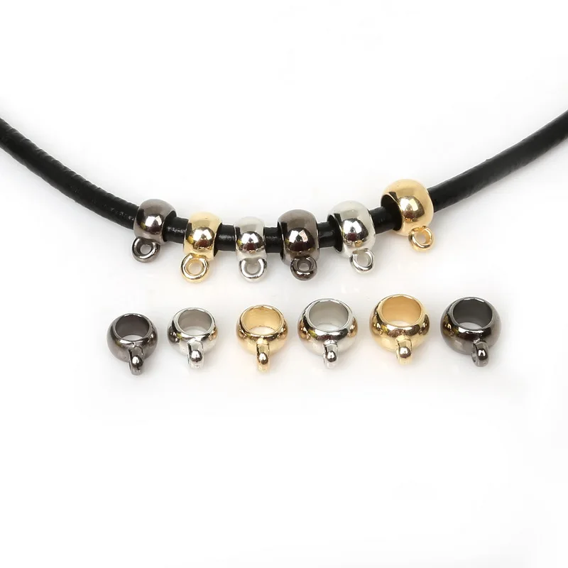 150 adet/grup CCB Kolye Klipsli Toka Kefalet Boncuk Gevşek halka boncuk Takı Yapımı Için DIY Kolye Bilezik Altın/Rodyum/ tunç