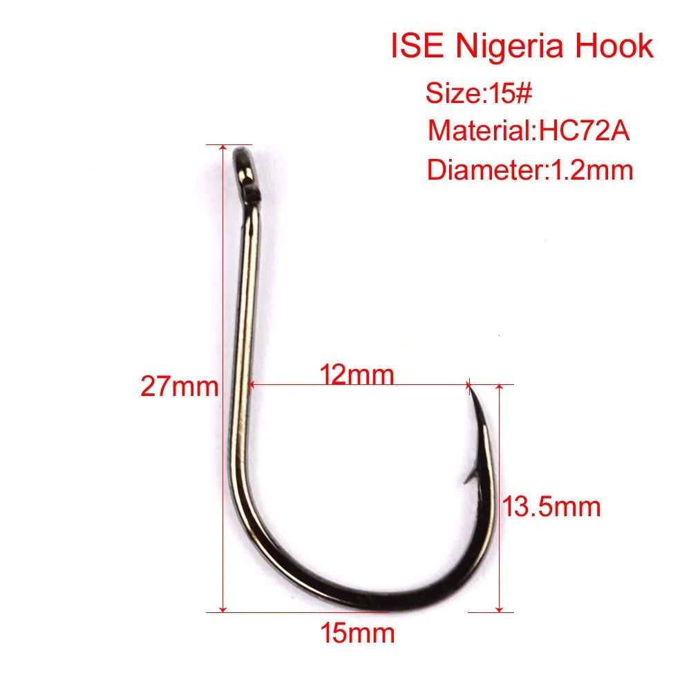Hameçon à insectes doux avec hameçon à poisson barbelé, hameçon simple en vrac, gros hameçon barbelé, accessoires de pêche, 20 pièces/lot