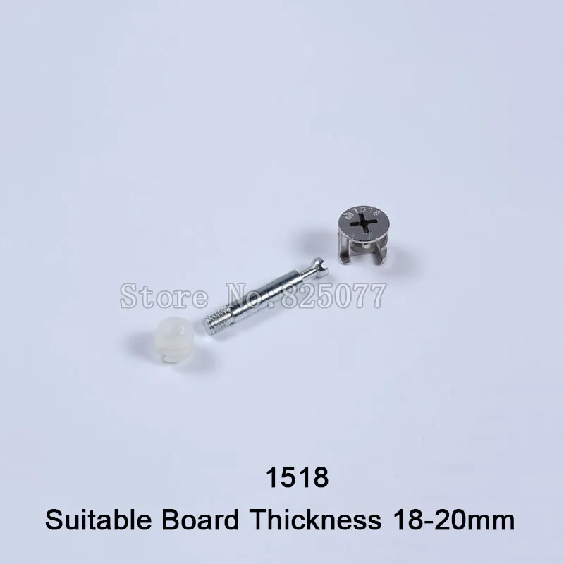 100PCS 3 In 1 Furniture Connecting Suitable Board Thickness 15-20mm Woodworking Accessories KF1023