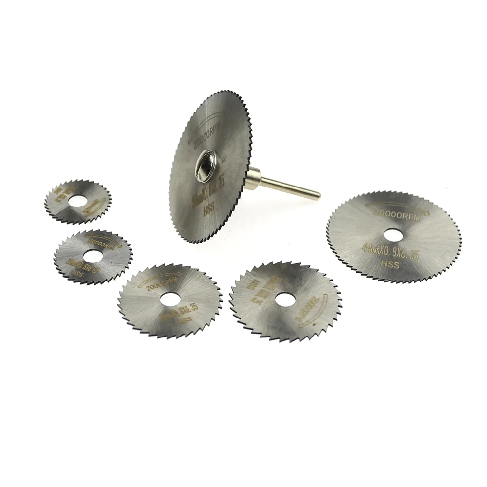 3mm haste hss circular viu lâminas 7 em 1 moedor cortador dremel