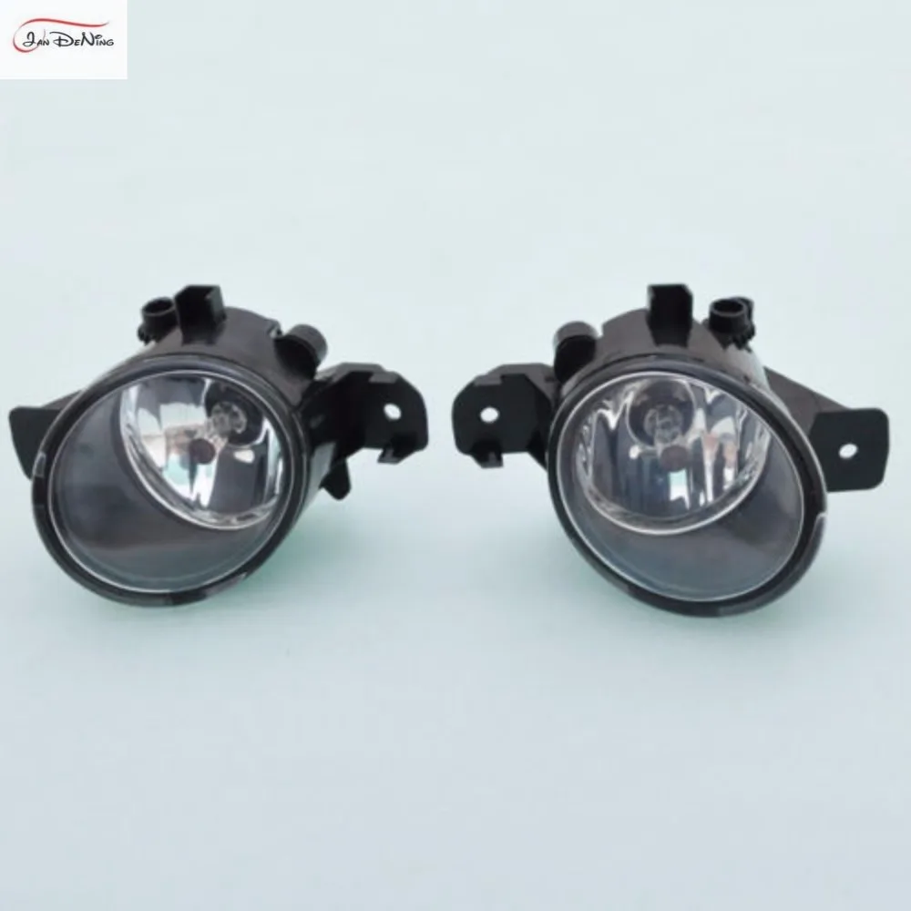 JanDeNing Car Fog Lights  For Nissan Qashqai /Dulias 2008 ~ 2010  Clear Front Bumper Fog Lamp Replace Assembly kit(one Pair)