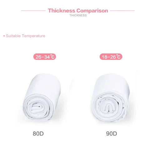 Imagen 2 del producto Medias de Ballet para niñas y adultos, medias de baile sin costuras, pantimedias de Ballet para mujeres 80D 90D, medias sin pies para niños, mallas de nailon