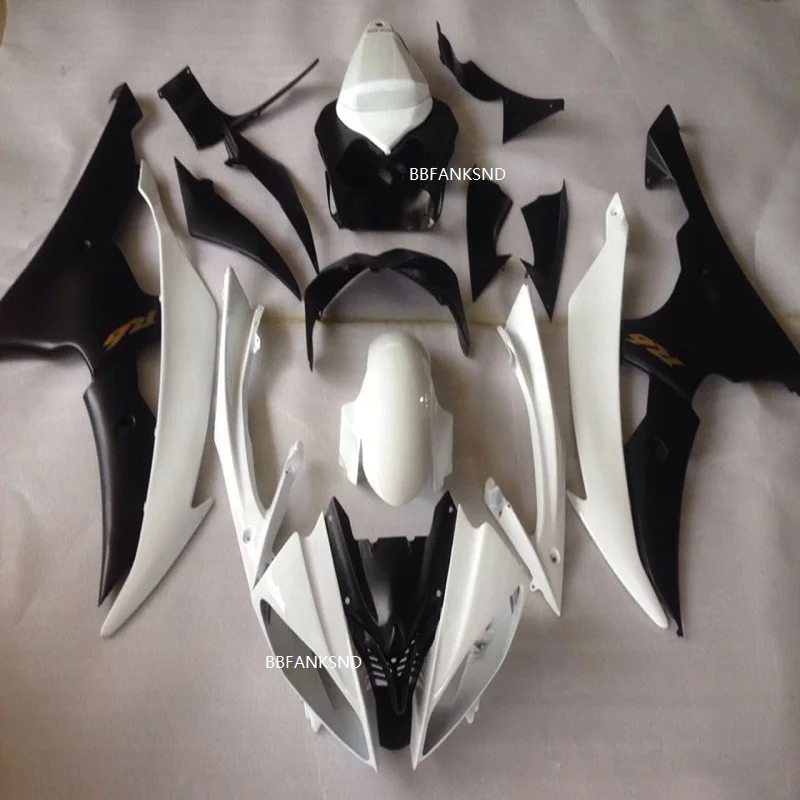 

Nn-Motorcycle Fairing set kit for YAMAHA YZFR6 08 09 10 12 14 cool YZF R6 YZF600 2008 2010 2014 ABS black white Fairings