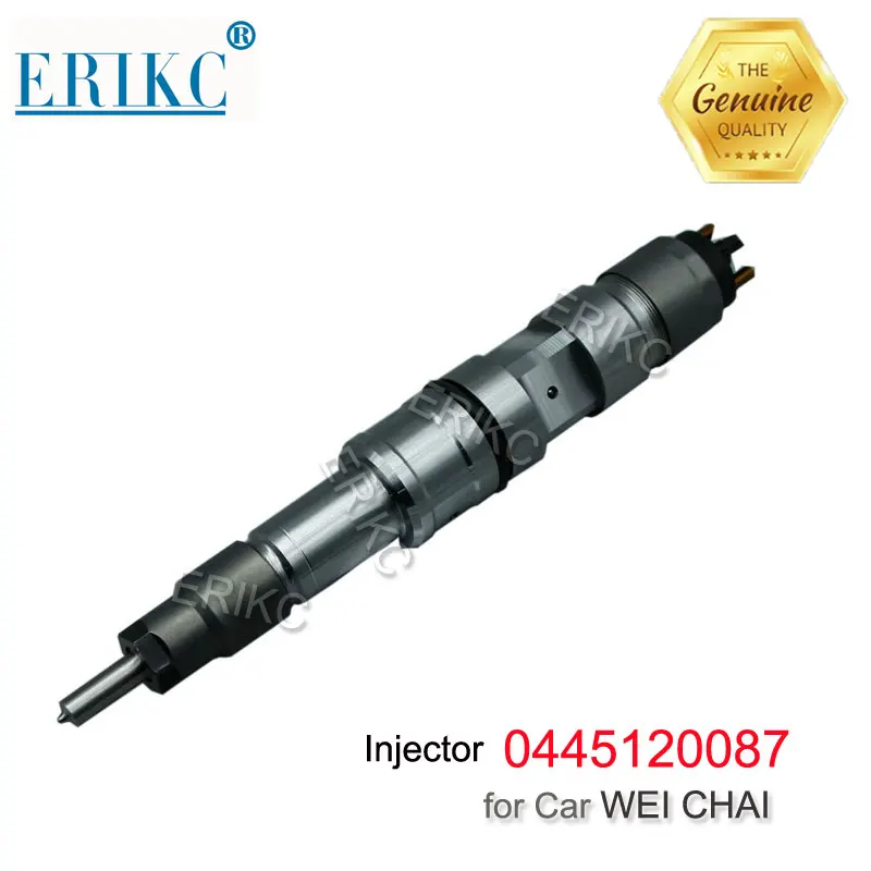 

ERIKC 0445120087 Auto Engine Injector 0445 120 087 Diesel Fuel Accessory Injector Assy 0 445 120 087 for WEICHAI