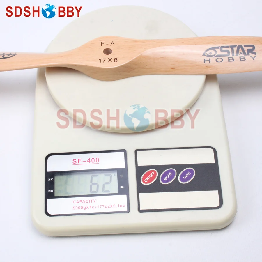 1pc 1pc 6STARHOBBY Standard Wooden Propeller/ Beech Propeller 17*6 17*8 17x6 17x8 for RC Gasoline/ Petrol Airplane