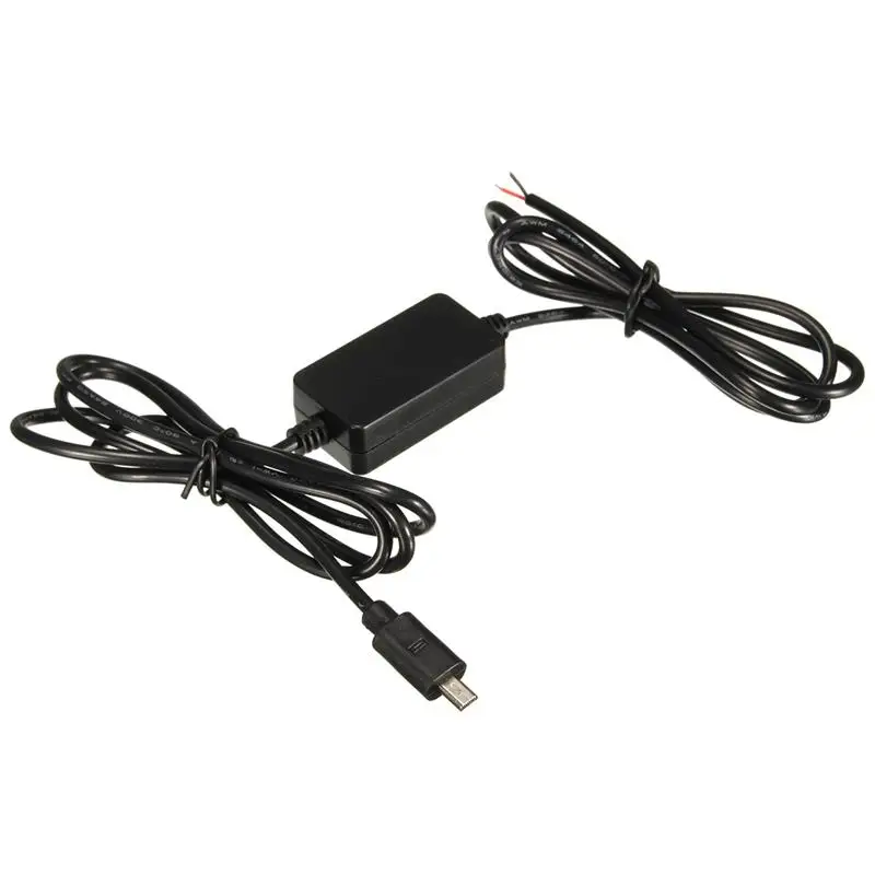 Car DVR Exclusive Power Box micro USB Port Wire Tachograph Power Line Voltage Conversion Step-Down Line For DC 5V Car DVR